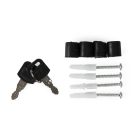 Postaláda horganyzott acélból antracit