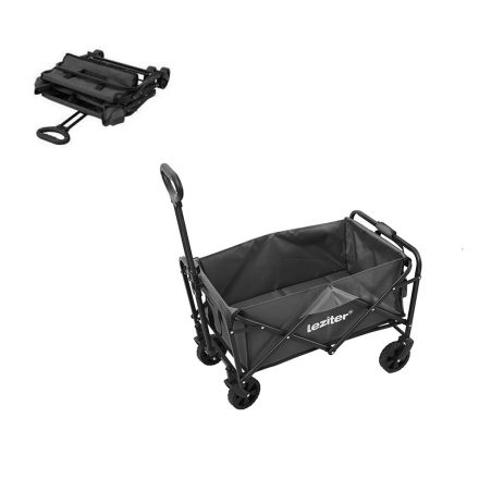 Összecsukható standard kerti strandkocsi szürke