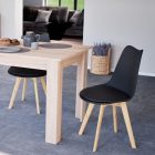 Silla étkezőszék 8 db fekete színben