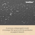 Solari kerti napernyő led lámpával szürke 300 cm