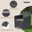 Claire XI 7 személyes sarokgarnitúra orlando asztallal