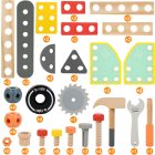 Fa gyerek szerelőasztal, barkácspad